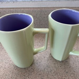 Vintage tall mugs